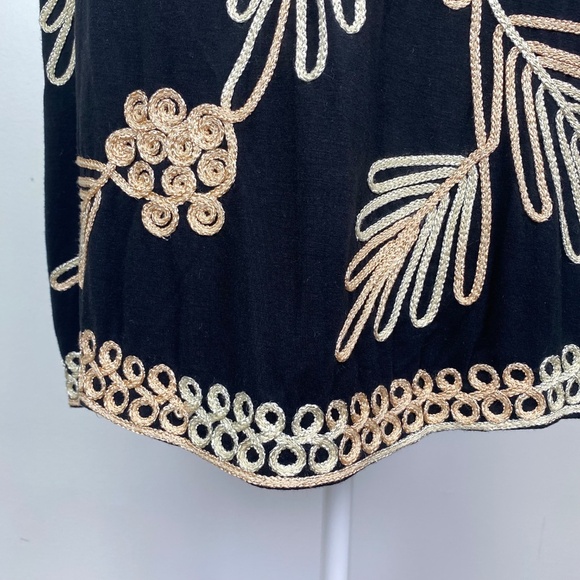 Vintage Embroidered Flowy Tank Top Blouse - Picture 7 of 9